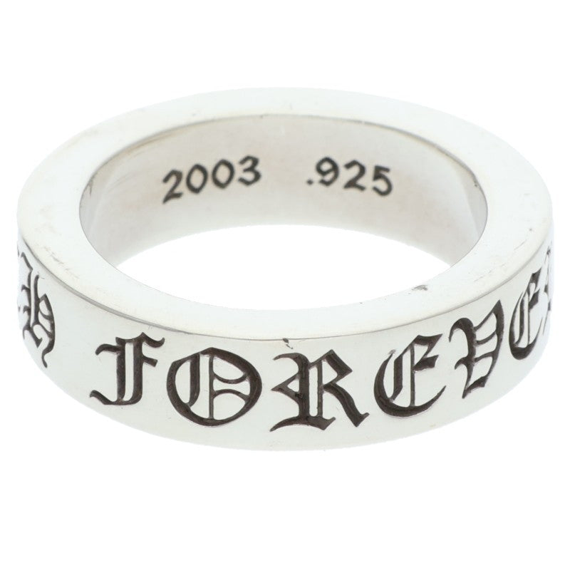 Chrome Hearts 6mm Spacer FOREVER Ring 925 Size ONE SIZE