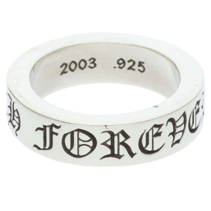 Chrome Hearts 6mm Spacer FOREVER Ring 925 Size ONE SIZE