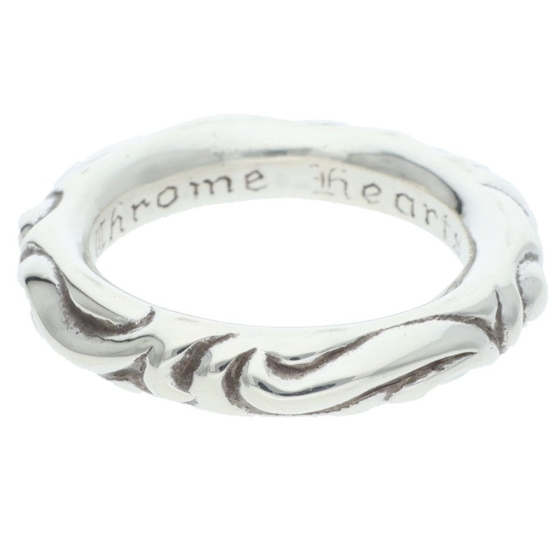 Chrome Hearts SCRL BAND Ring 925 Silver Size ONE SIZE