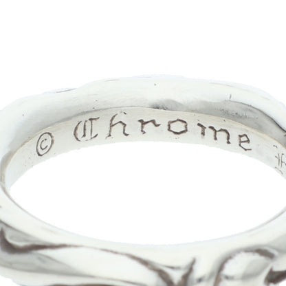 Chrome Hearts SCRL BAND Ring 925 Silver Size ONE SIZE