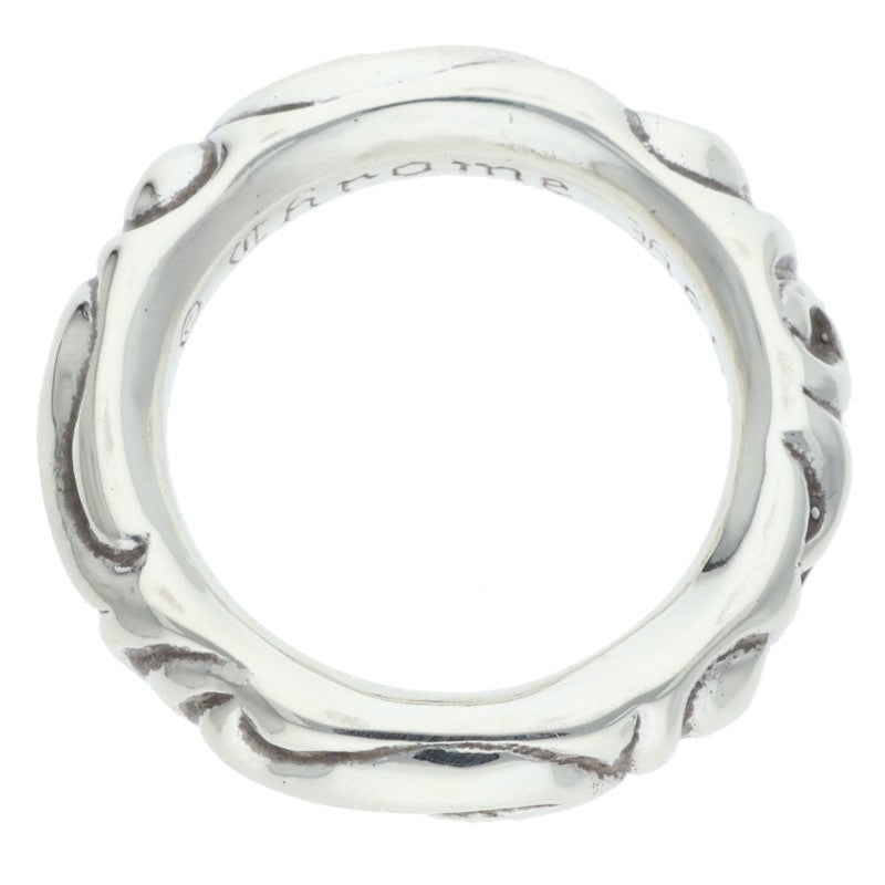 Chrome Hearts SCRL BAND Ring 925 Silver Size ONE SIZE