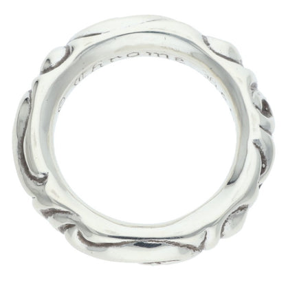 Chrome Hearts SCRL BAND Ring 925 Silver Size ONE SIZE