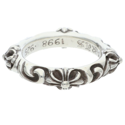 Chrome Hearts SBT BAND Ring 925 Silver Size US 7
