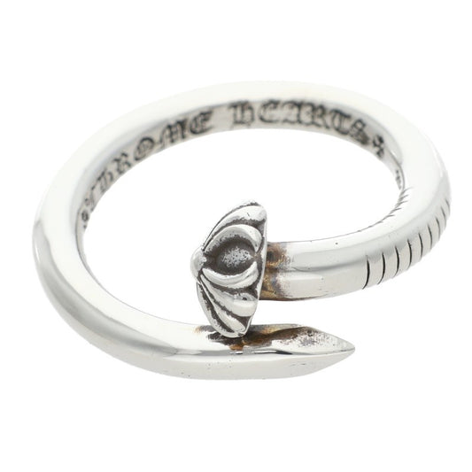Chrome Hearts NAIL CRSBALL Silver Ring Size ONE SIZE
