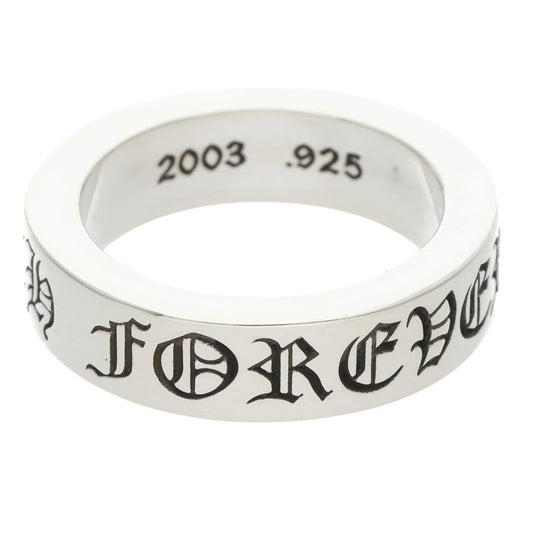 Chrome Hearts 6mm SPACER FOREVER Silver Ring Size ONE SIZE