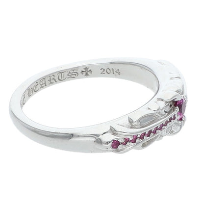 Chrome Hearts 18K Baby Classic Pave Sapphire Size JP 15.5