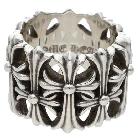 Chrome Hearts CEMETERY Cross Silver Ring Size ONE SIZE