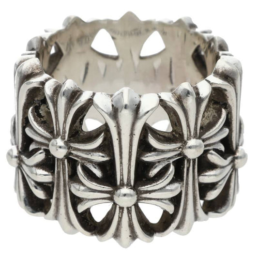 Chrome Hearts CEMETERY Cross Silver Ring Size ONE SIZE