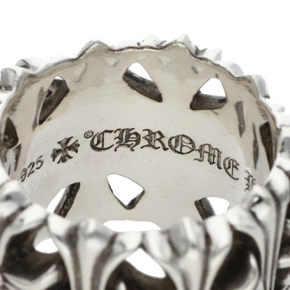 Chrome Hearts CEMETERY Cross Silver Ring Size ONE SIZE