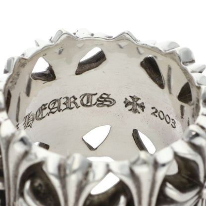 Chrome Hearts CEMETERY Cross Silver Ring Size ONE SIZE