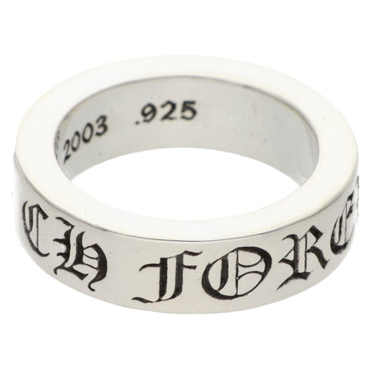 Chrome Hearts 6mm SPACER FOREVER Silver Ring Size ONE SIZE