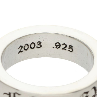 Chrome Hearts 6mm SPACER FOREVER Silver Ring Size ONE SIZE