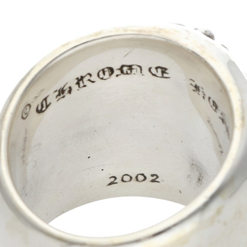 Chrome Hearts CLASSIC OVAL Cross Silver Ring Size ONE SIZE