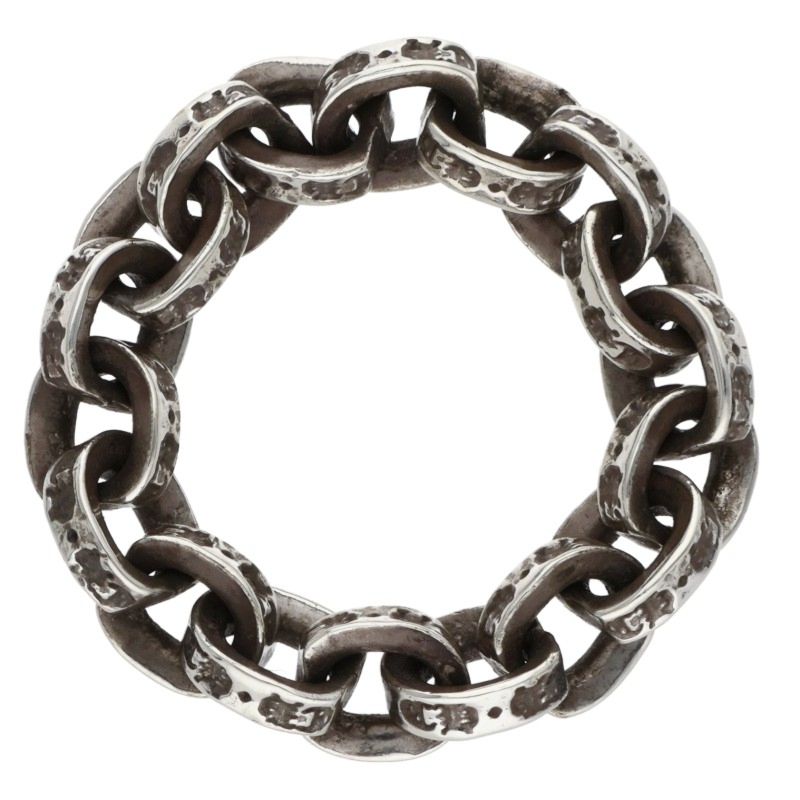 Chrome Hearts PAPER CHAIN Ring Silver Ring Size US 6