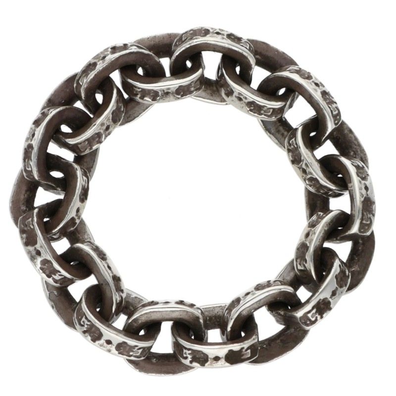 Chrome Hearts PAPER CHAIN Ring Silver Ring Size US 6