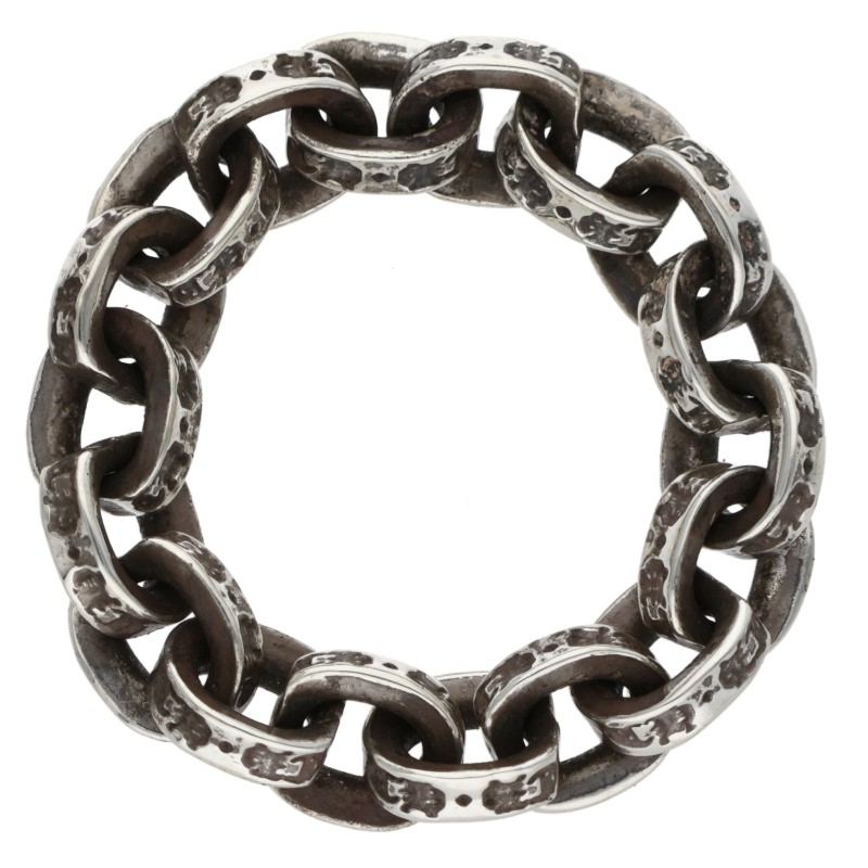 Chrome Hearts PAPER CHAIN Ring Silver Ring Size US 5