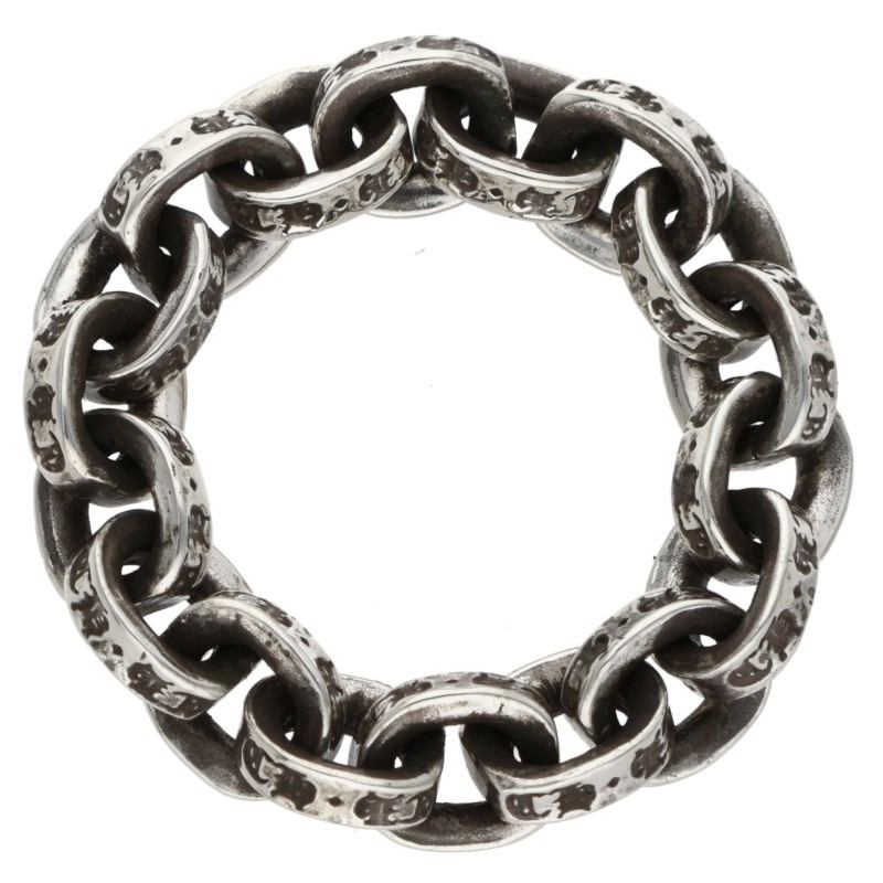 Chrome Hearts PAPER CHAIN Ring Silver Ring Size US 5