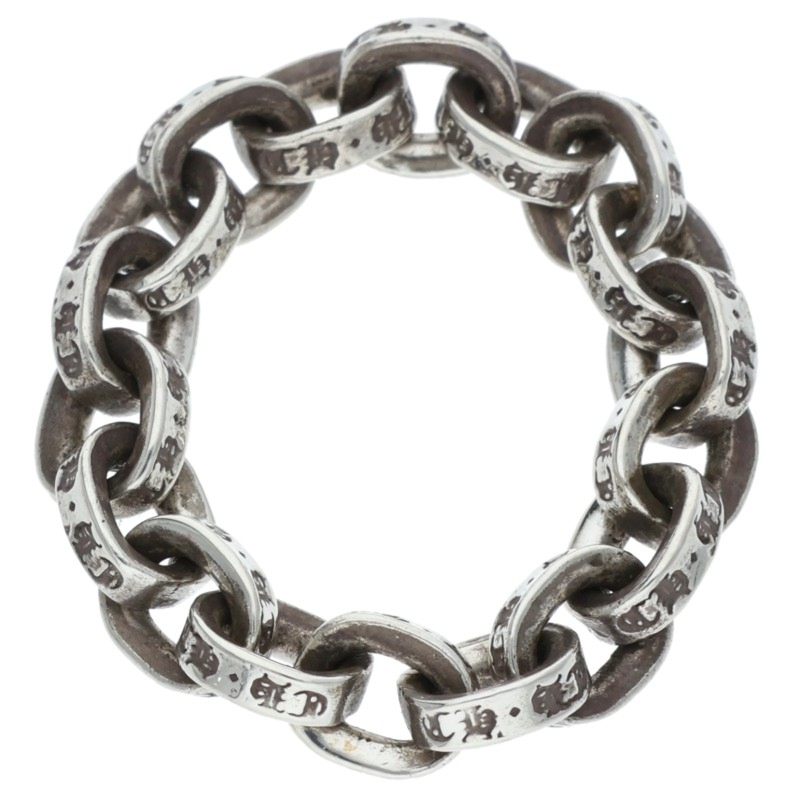 Chrome Hearts PAPER CHAIN RING Silver Ring Size ONE SIZE