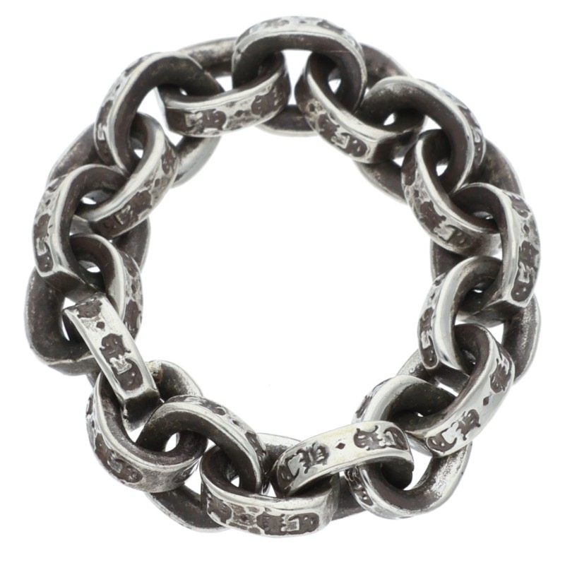 Chrome Hearts PAPER CHAIN RING Silver Ring Size ONE SIZE