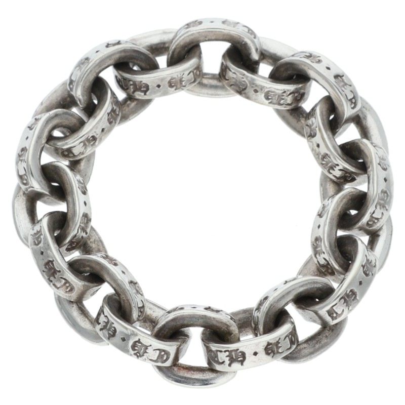 Chrome Hearts PAPER CHAIN RING Silver Ring Size ONE SIZE