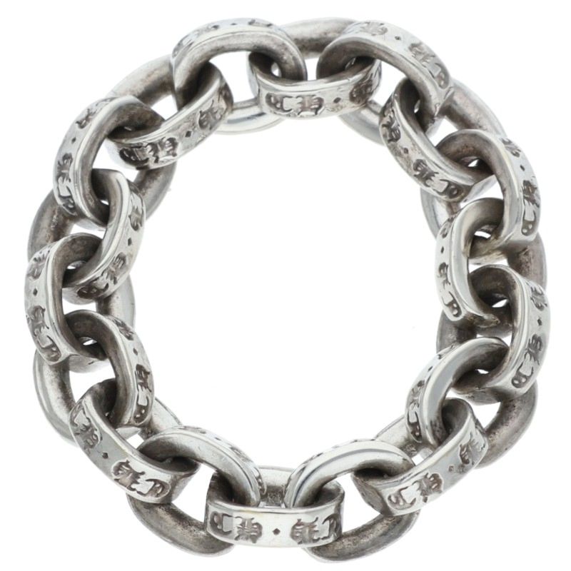 Chrome Hearts PAPER CHAIN RING Silver Ring Size ONE SIZE