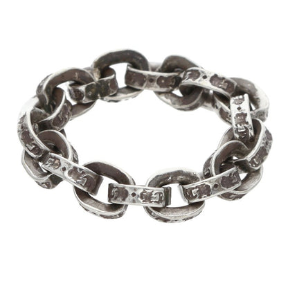 Chrome Hearts PAPER CHAIN RING Silver Ring Size ONE SIZE