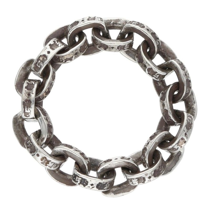 Chrome Hearts PAPER CHAIN RING Silver Ring Size ONE SIZE