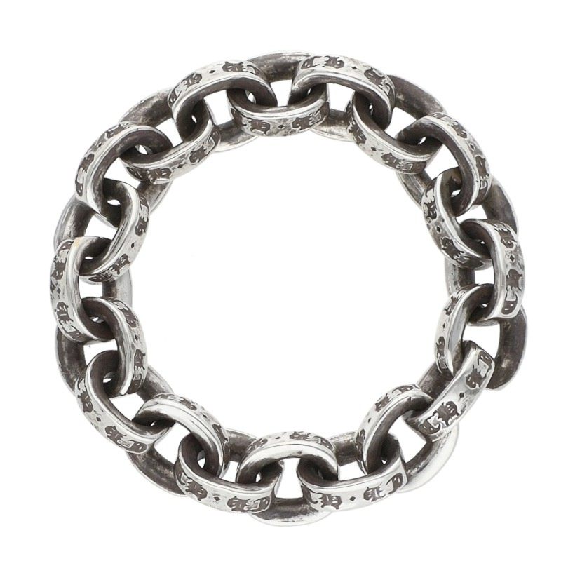 Chrome Hearts PAPER CHAIN RING Silver Ring Size ONE SIZE