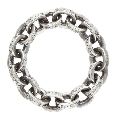 Chrome Hearts PAPER CHAIN RING Silver Ring Size ONE SIZE