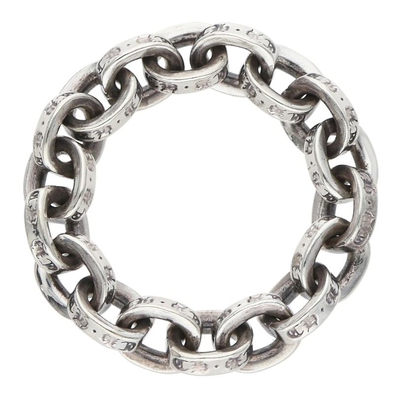 Chrome Hearts PAPER CHAIN RING Silver Ring Size ONE SIZE