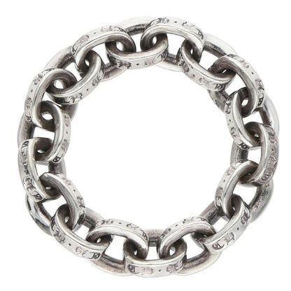 Chrome Hearts PAPER CHAIN RING Silver Ring Size ONE SIZE