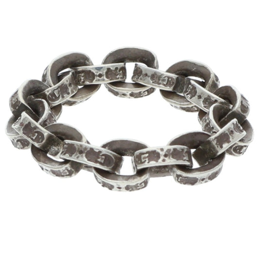 Chrome Hearts PAPER CHAIN RING Silver Size ONE SIZE