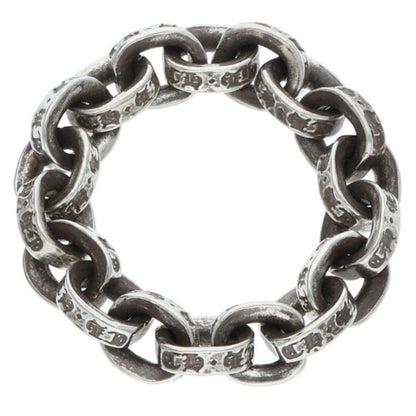 Chrome Hearts PAPER CHAIN RING Silver Size US 4.5