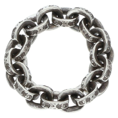 Chrome Hearts PAPER CHAIN RING Silver Size US 4.5