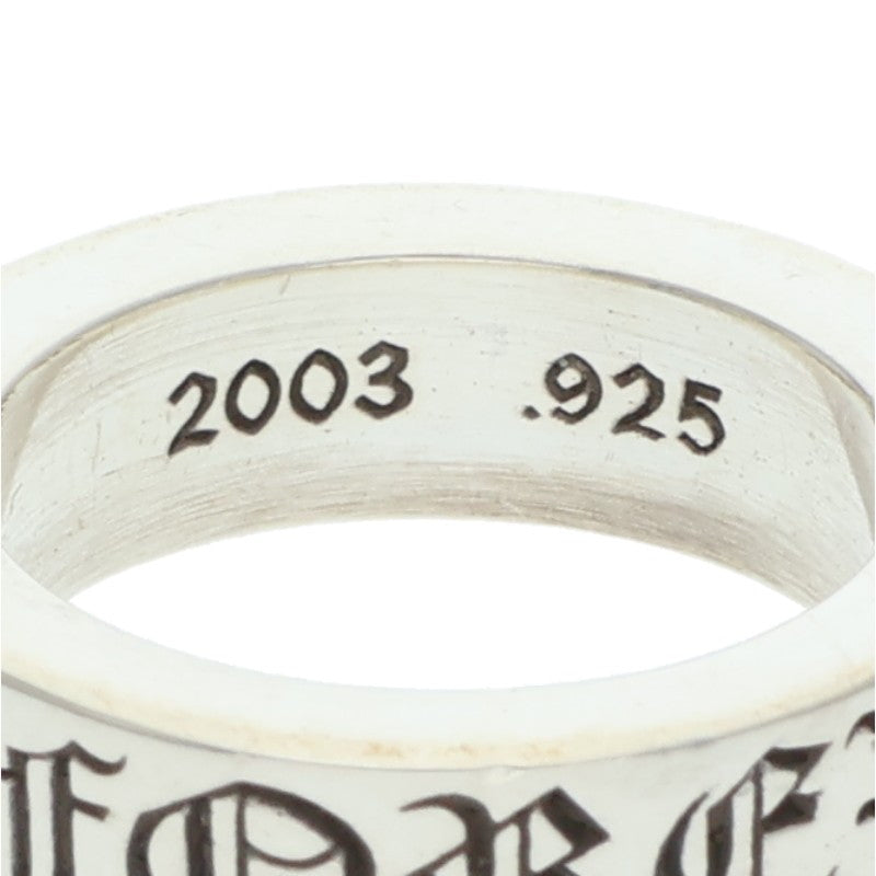 Chrome Hearts 6mm Spacer Forever Silver Ring Size ONE SIZE