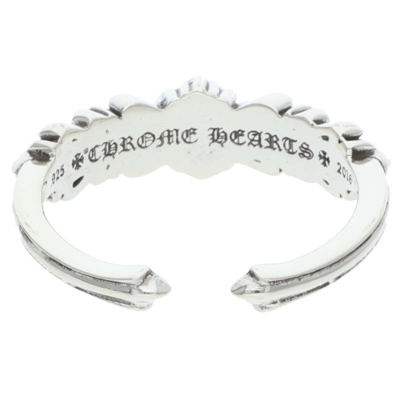 Chrome Hearts BABY CLSC Double Floral Ring Size ONE Silver