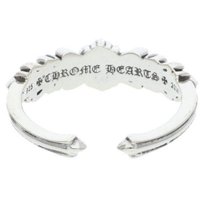 Chrome Hearts BABY CLSC Double Floral Ring Size ONE Silver