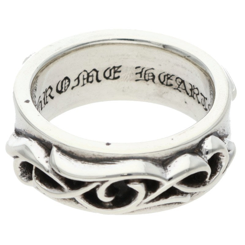 Chrome Hearts DBL NARROW VINE BAND Silver Ring Size ONE SIZE