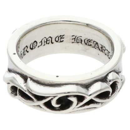 Chrome Hearts DBL NARROW VINE BAND Silver Ring Size ONE SIZE