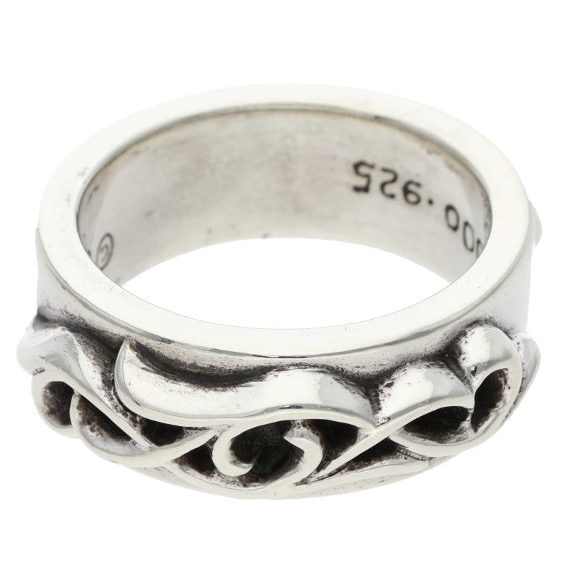 Chrome Hearts DBL NARROW VINE BAND Silver Ring Size ONE SIZE