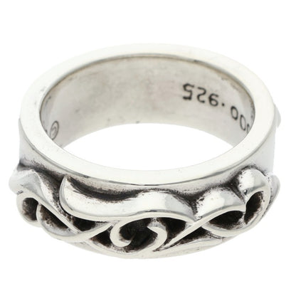 Chrome Hearts DBL NARROW VINE BAND Silver Ring Size ONE SIZE