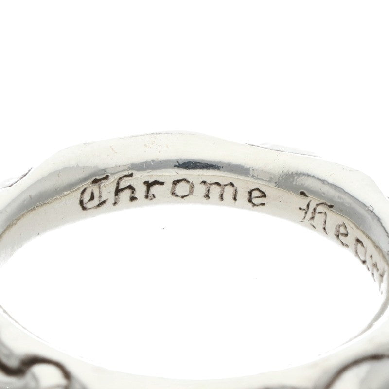 Chrome Hearts SCRL BAND Silver Ring 925 Size ONE SIZE