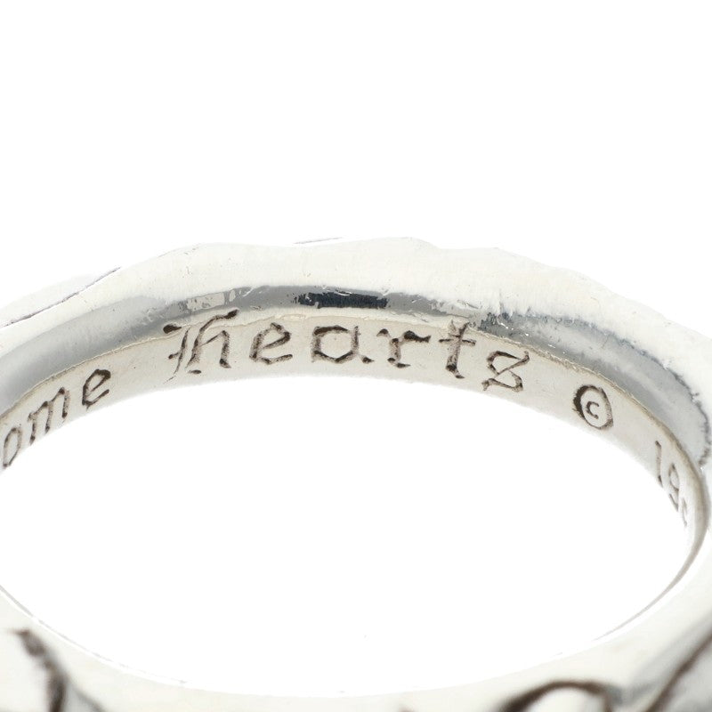 Chrome Hearts SCRL BAND Silver Ring 925 Size ONE SIZE