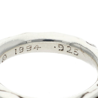 Chrome Hearts SCRL BAND Silver Ring 925 Size ONE SIZE
