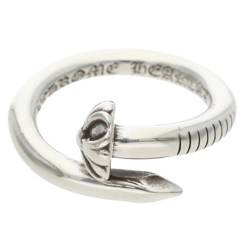 Chrome Hearts NAIL CRSBALL Silver Ring 925 Size US 7