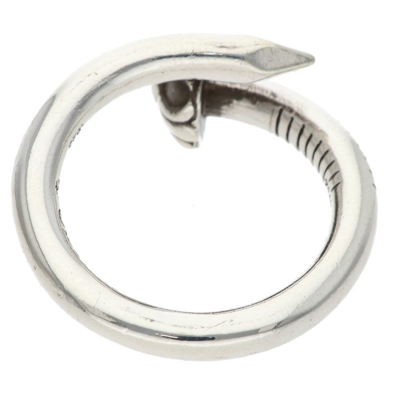 Chrome Hearts NAIL CRSBALL Silver Ring 925 Size US 7