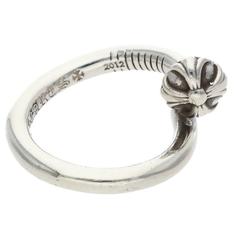 Chrome Hearts NAIL CRSBALL Silver Ring 925 Size US 7