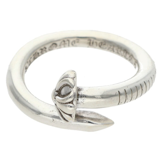 Chrome Hearts NAIL CRSBALL Silver Ring 925 Size ONE SIZE
