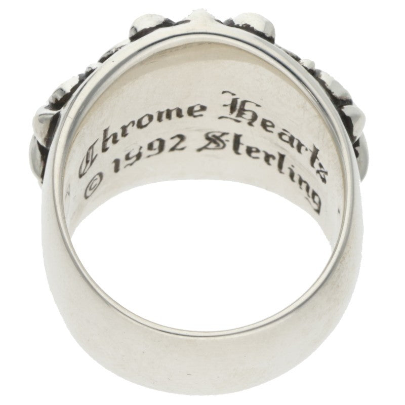 Chrome Hearts Keeper Sterling Silver Ring Size US 8