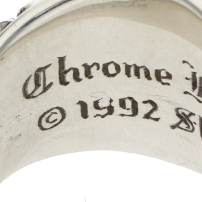 Chrome Hearts Keeper Sterling Silver Ring Size US 8